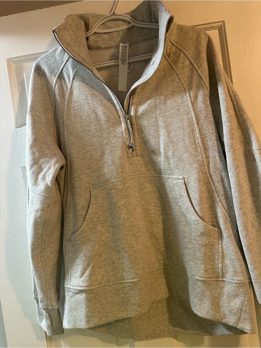 Lululemon Scuba oversized half zip crew neck